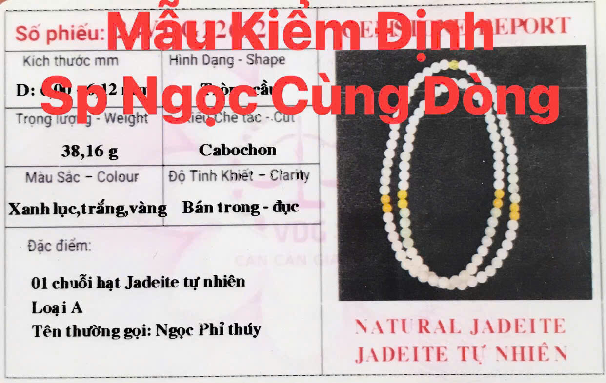 Chuỗi 108 Hạt Ngọc Phỉ Thuý A Myanmar Tam Sắc – 7.8–8 mm - Ảnh 6